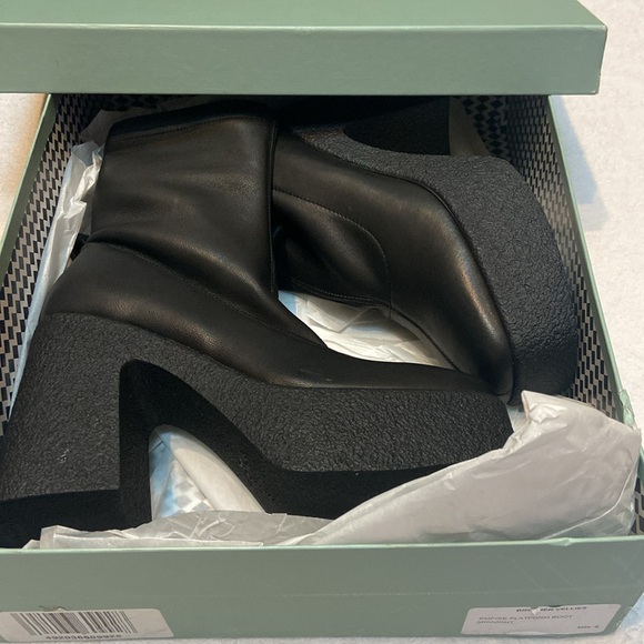 BROTHER VELLIES Empire Platform Boot Black Size 5 Made In Italy New In Box - Picture 8 of 9